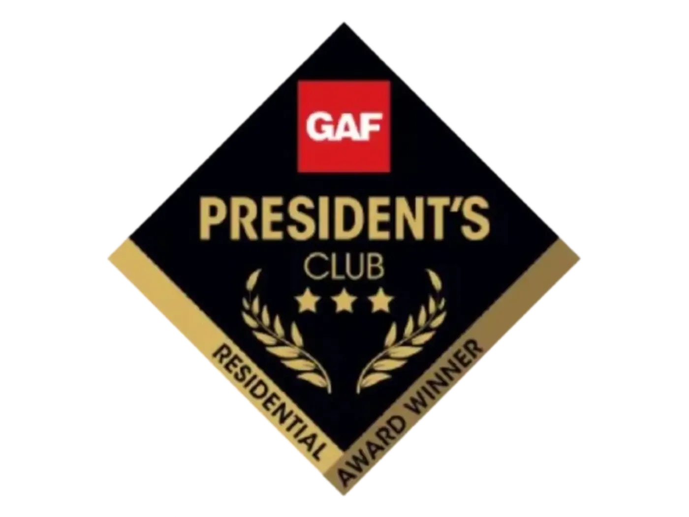 GAF President's Club Residential Award Winner